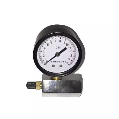 HOME FLEX Pressure Test Gauge 15 Psi LP Gas Pipe Line Testing Tool Leak Tester • $16.39