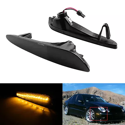 For 03-06 Mercedes Benz W211 E Class Amber LED Side Marker Signal Light Smoked • $25.95