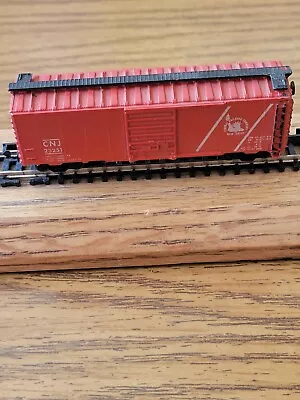 N Scale Central New Jersey 40' Box Car #23251 By Minitrix • $1.95