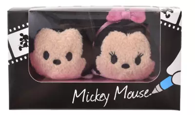 Disney Store 25th Mickey Minnie Mouse Tsum Tsum Plush Japan Set Mini 3 1/2'' • $3.79