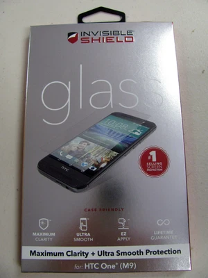 Genuine ZAGG Invisible Shield Tempered Glass Screen Protector For HTC One M9 • £2.99