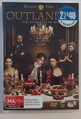 $12.95 • Buy Outlander : Season 2 (DVD, 6-Disc Set) Drama VGC Region 4 Free Postage 