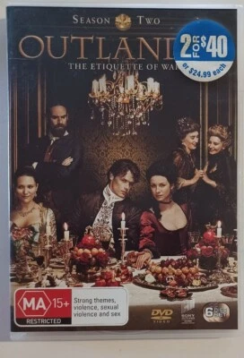 $12.95 • Buy Outlander : Season 2 (DVD, 6-Disc Set) Drama VGC Region 4 Free Postage 