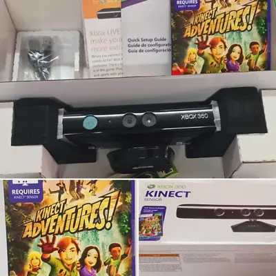 Xbox 360 Kinect Sensor Includes Kinect Adventures Video Game Opened See Pics • $75