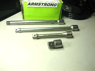 ARMSTRONG    1/2 Drive      10 LONG  EXTENSION     PLUS EXTRAS    ALL USA • $23.70