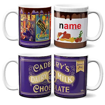 £10.95 • Buy Dairy Milk Mug Vintage Hot Chocolate Coffee Cup Personalised Custom Text Gift