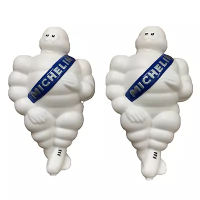 Michelin Man 2 X 8   Bibendum Doll Mascot Advertise Tire With White Light • £49.19