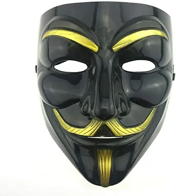 Halloween Cosplay Anonymous V For Vendetta Mask For Costume Party  • £6.64