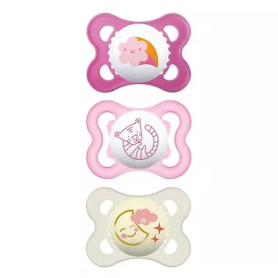 MAM Variety Pack Baby Pacifier Includes 3 Types Of Pacifiers Nipple Shape • $17.25