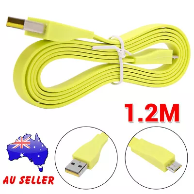 120cm Flat Micro USB For UE BOOM Charger PC/DC Cable Cord Bluetooth Speaker Wire • $7.45