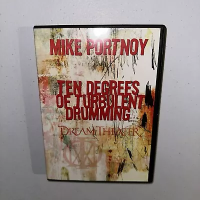 MIKE PORTNOY Ten Degrees Of Turbulent Drumming Dream Theater Video DVD RARE • $29.99