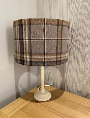 Lampshade In Iliv Heathcliff Butterscotch Brown Check Tartan Ceiling Or Lamp • £22.95