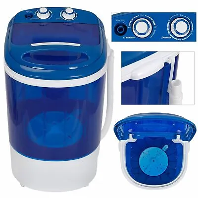 Portable Washing Machine Compact Mini Laundry Washer Idea Drain Pump Hose 9LB • $61.58