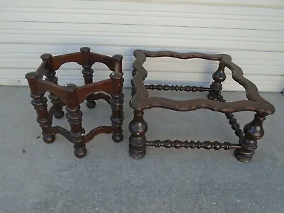 TL Ethan Allen Coffee Table Twisted Wood Revival Spanish Country French Regency  • $250