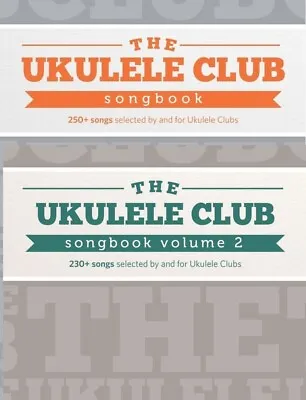 $79.99 • Buy UKULELE CLUB SONGBOOK Vol 1 & Vol 2 Uke Ukulele 