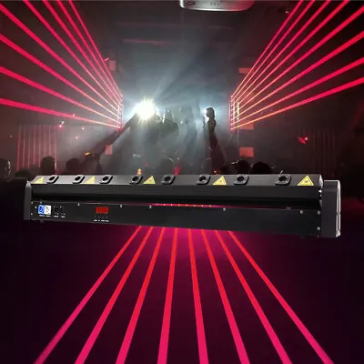 8 Eyes Laser Moving Head Stage Red Light Dmx512 Control DJ Party Club • $160.99