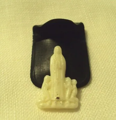 Vintage Plastic Statue  Our Lady Of Fatima / Children/ Case Religious  #31 • $10.99