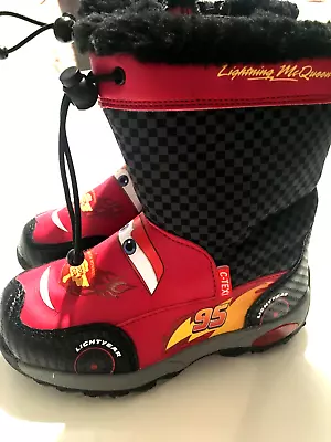 Warm Casual Cool Lightning McQueen Ankle-high Boots For Kids Unisex Comfortable • £15