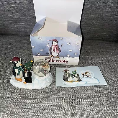 1999 Limited Edition Mummford's Journey DEBBIE MUMM HUSKIES Snow Globe In OG Box • $6