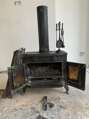 12KW Multifuel Wood Stove Log Burner - CAST IRON / ECO DESIGN AND APPROVED • £51