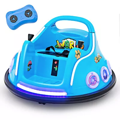 Kids Bumper Car 12V Remote Control Electric Ride On Toy Car W/360 Degree Spin • $175.95