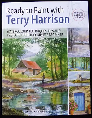 £12.50 • Buy Ready To Paint With Terry Harrison Watercolour Techniques Tips & Projects