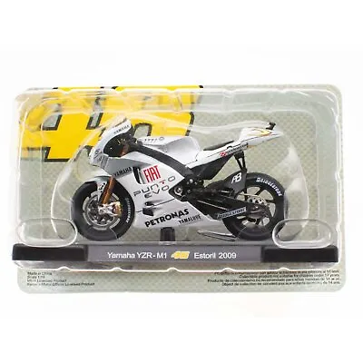 1:18 Yamaha YZR-M1 Estoril Valentino Rossi By Ex Mag In White VR0022 Model Bike • £19.49