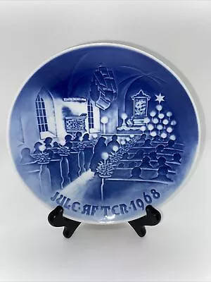 Vintage Christmas Plate 1968 “Jule After” Denmark B&G Christmas In Church • $20