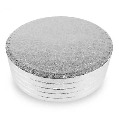 Cake Boards Base Drum 12mm Thick Round Square Premium Quality Finish 8  / 12  X5 • £7.98