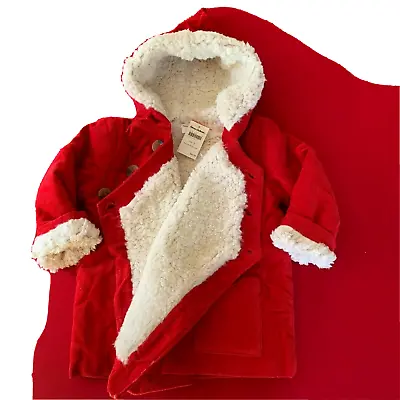 Hanna Andersson Cozy  SHERPA  Lined Corduroy Jacket. 2-3 Years. Great Gift Idea! • $39.98
