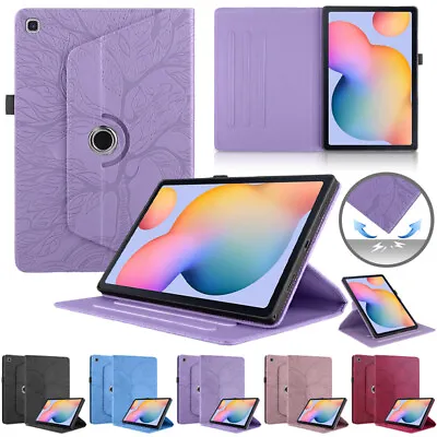 For Samsung Galaxy Tab A7 A8 S6 S7 S8 S9 Rotate Stand Case Leather Flip Cover • $10.99