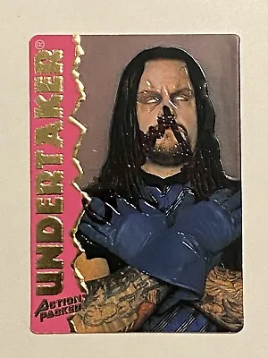 RaRe 1995 Action Packed WWF WWE Undertaker Signed Auto Wrestling Card • £72.38