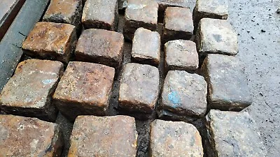 Reclaimed Yorkshire Large Stone Setts / Cobbles Sandstone 3sq/m Victorian Road • £180