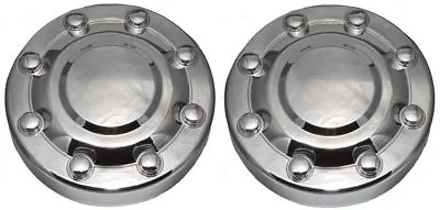 2 New 16  8 Lug Front Wheel Center Caps For 2000 2001 2002 Dodge Ram 3500 Dually • $69.95