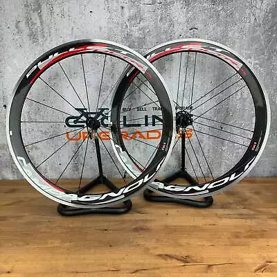 Campagnolo Bullet Ultra 50 Carbon Alloy Clincher Wheelset 700c Rim Brake 1641g • $1084.95