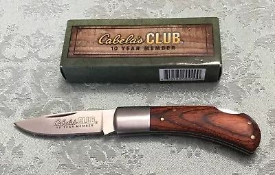 Cabela’s Club 10 Year Member Pocket Knife  • $12.99