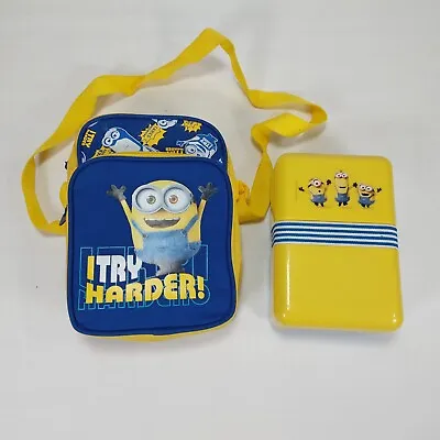 Despicable ME Kevin Stuart &Bob Minion Character Kids School Lunch Bag • £4.90