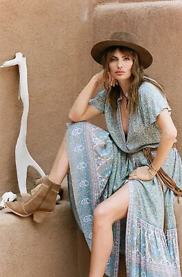 $250 • Buy Spell And The Gypsy RARE Boho Maxi Dress. “JASMINE” Flutter Design Sz S