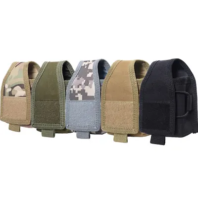 Tactical Molle Radio Pouch Walkie Talkie Pouch Waistpack Pouch Holster For Men • $9.99