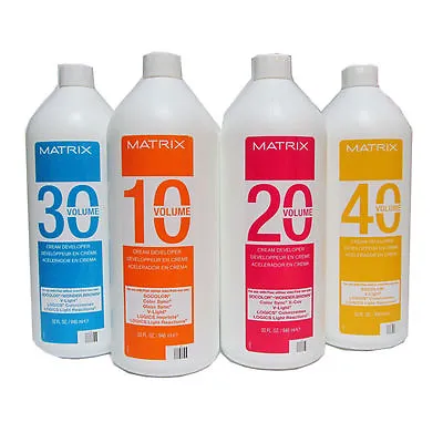 Matrix SoColor Cream Developer Lighteners - Choose  16 Oz Or 32 Oz Developer • $29.97