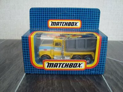 Matchbox No.23 Peterbilt Tipper Truck PACE    EXCELLENT / BOXED • £4.99