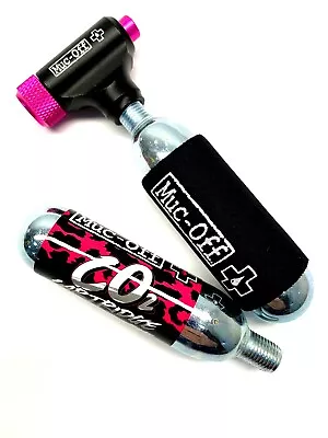 £27.50 • Buy Muc Off CO2 KIT Road Bike Inflator 16g Cartridges Inflator Head Tubless Wheel -