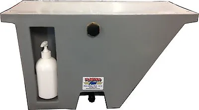 $200 • Buy Poly Underbody Ute Grey 25Litre Left Hand Angled Water Tank With Soap Dispenser