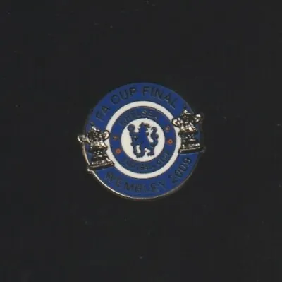 CHELSEA F.C. FA CUP FINAL 2009 Enamel Badge FREE POST UK • £5