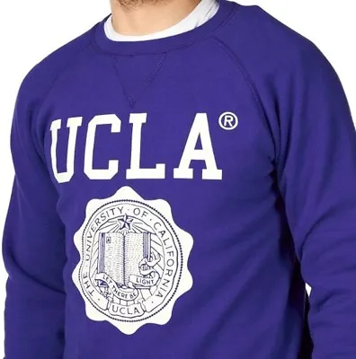 Vintage UCLA Lauther Mens University Sweatshirt - Blue - Size LARGE • £34