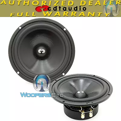 Cdt Audio Hd-6 High Definition 6.5  100 Watt Rms Mid-bass Midrange Speakers New • $199.99