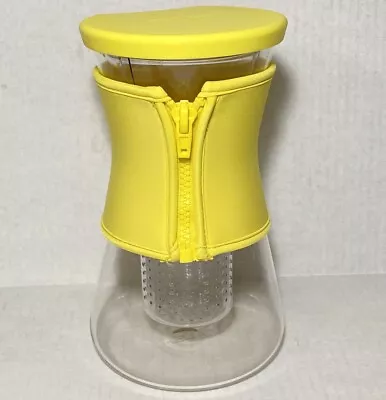 Pampered Chef Tea Infusion Glass Pitcher 1687 Neoprene Sleeve Lid Infuser • $17.97