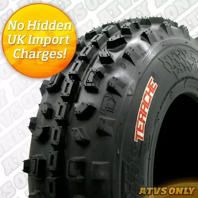 20x6-10 YFZ450 TERACHE ATV QUAD FRONT TYRE YAMAHA MOTOCROSS RACE TRACK GRIP • £69.99