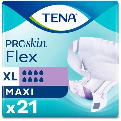 £18.95 • Buy TENA Flex Maxi Extra Large XL 21 Pack Pants Incontinence Underwear Brief Nappy