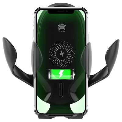 15W Wireless Charger Car Air Vent Mount Phone Holder For IPhone Samsung • $19.99